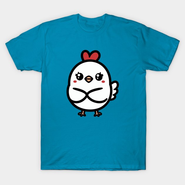 Cute Chicken T-Shirt by KayBee Gift Shop